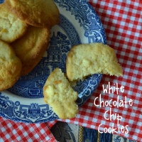 White chocolate chip cookies